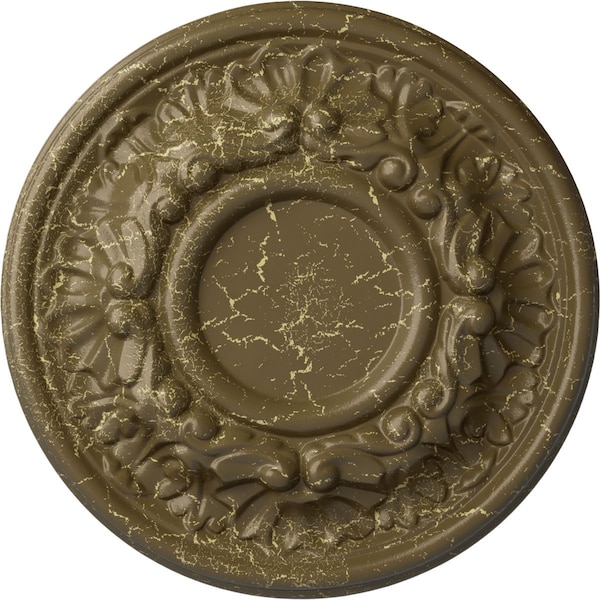 Ekena Millwork Odessa Ceiling Medallion (Fits Canopies up to 2 1/2"), 7 1/2"OD x 1 1/8"P, Mississippi Mud Crackle CM07ODMMC - main